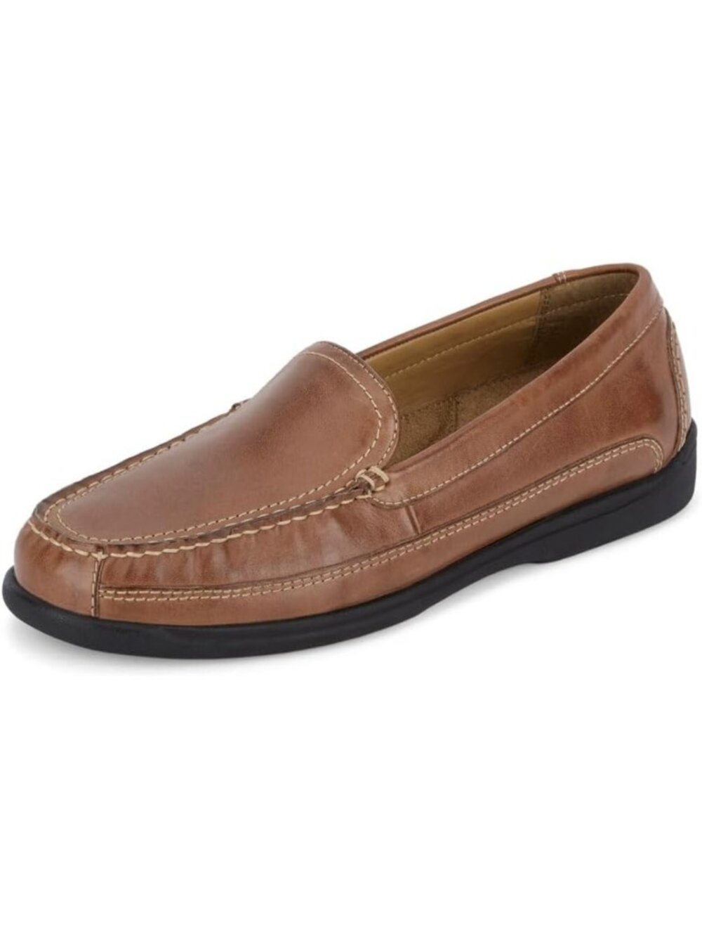 Stylish Men's Leather Casual Loafers - Comfortable & Versatile Everyday Shoes